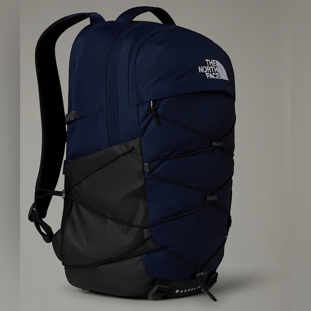 Brand New The North Face Men's Navy and Black Backpack